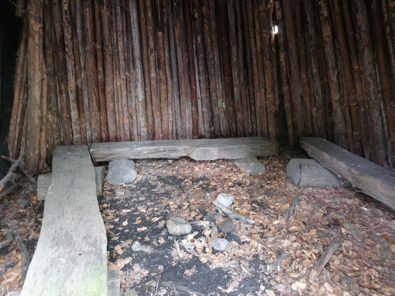Finnhütte innen