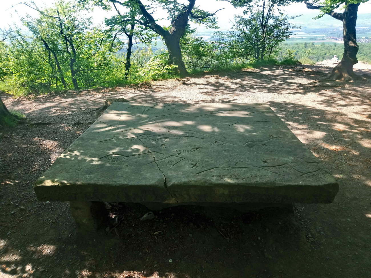 Schatzkartensteintisch
