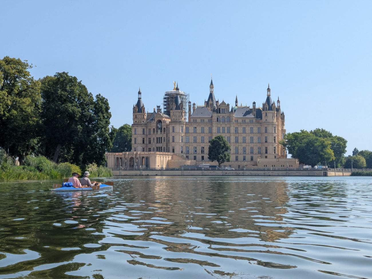 Start am Schweriner Schlo&szlig;