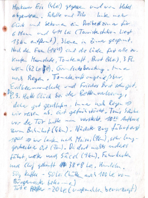 Tagebuchseite