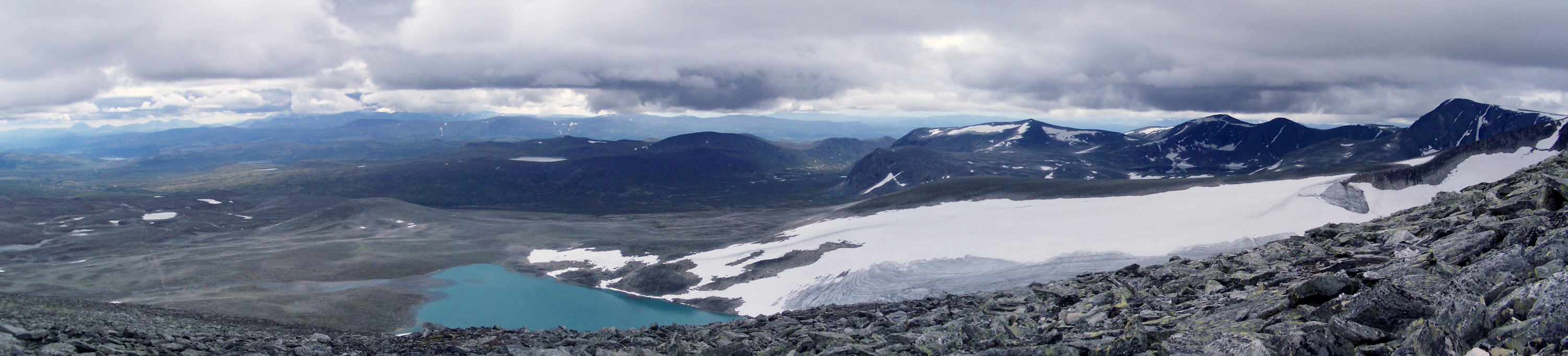 Gletscher und See