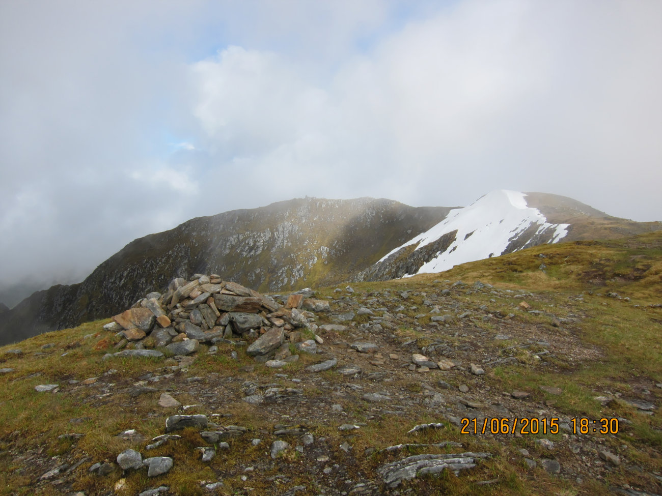 Kammweg zum Sgùrr a' Bhealaich Dheirg