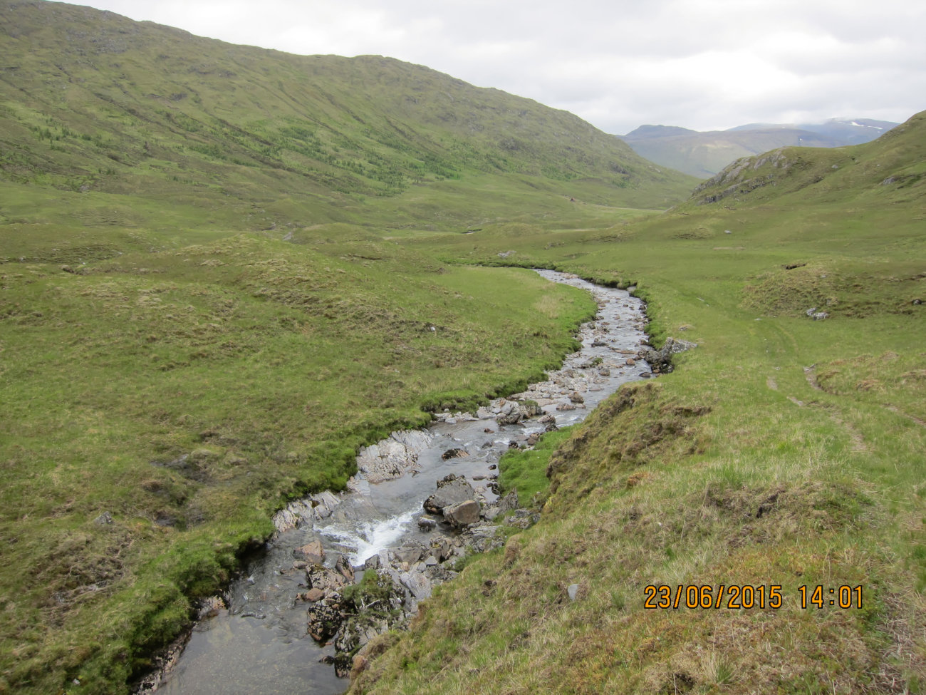 Talgrund des Allt Cam-ban