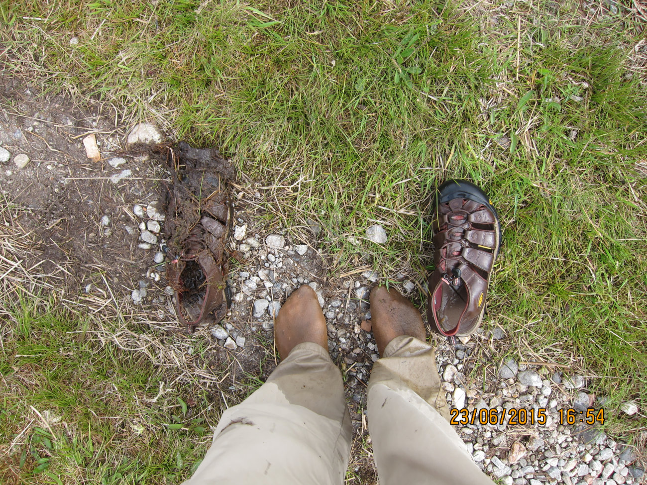 Sandale wiedergefunden