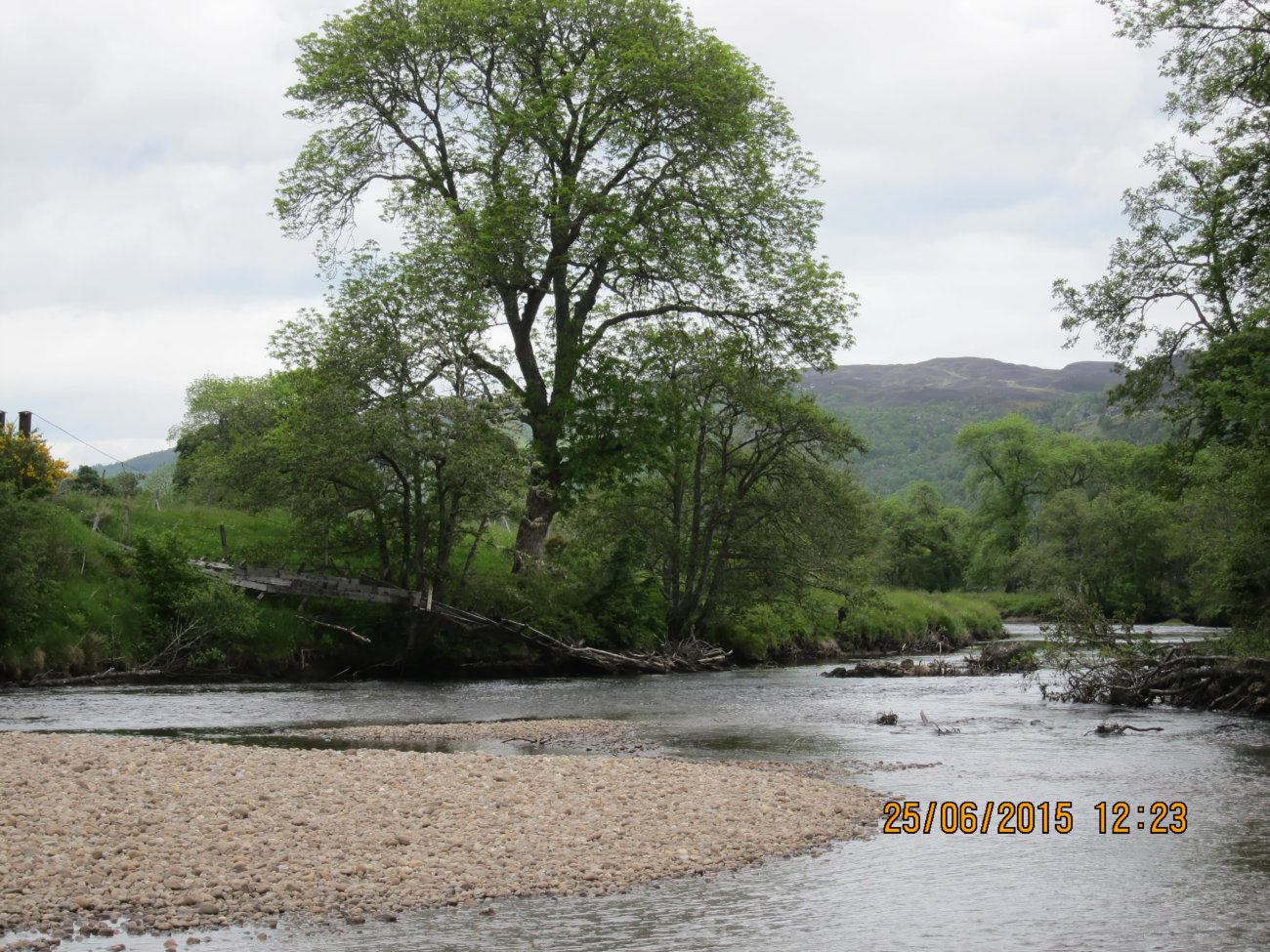 eingestürzte Brücke