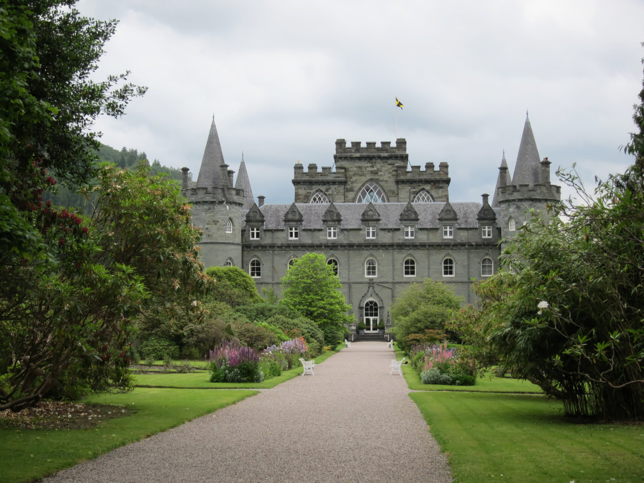 Inverary Castle von vorn