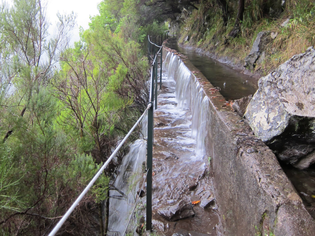 Levada-Überlauf