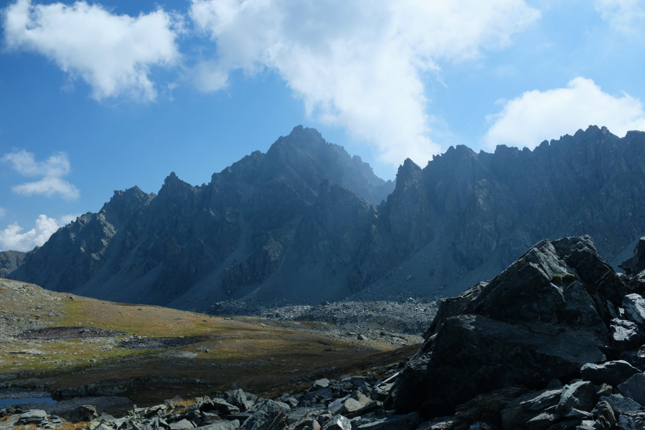 schroffe Bergzacken