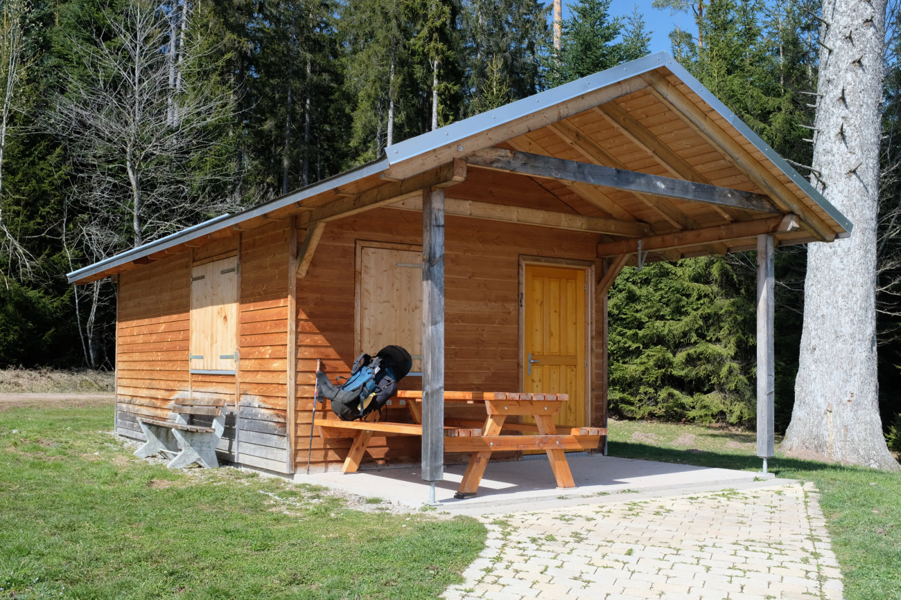 Hütte am Traufweg