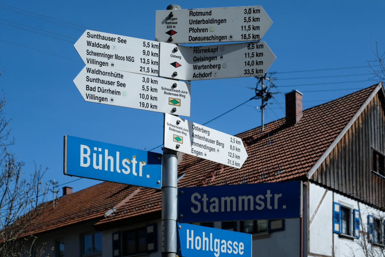 Weggabelung