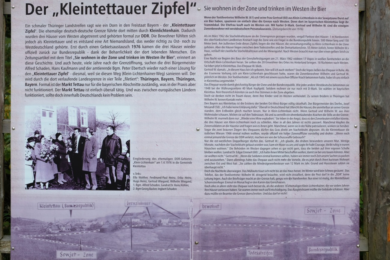 Tafel zum Mauerbau