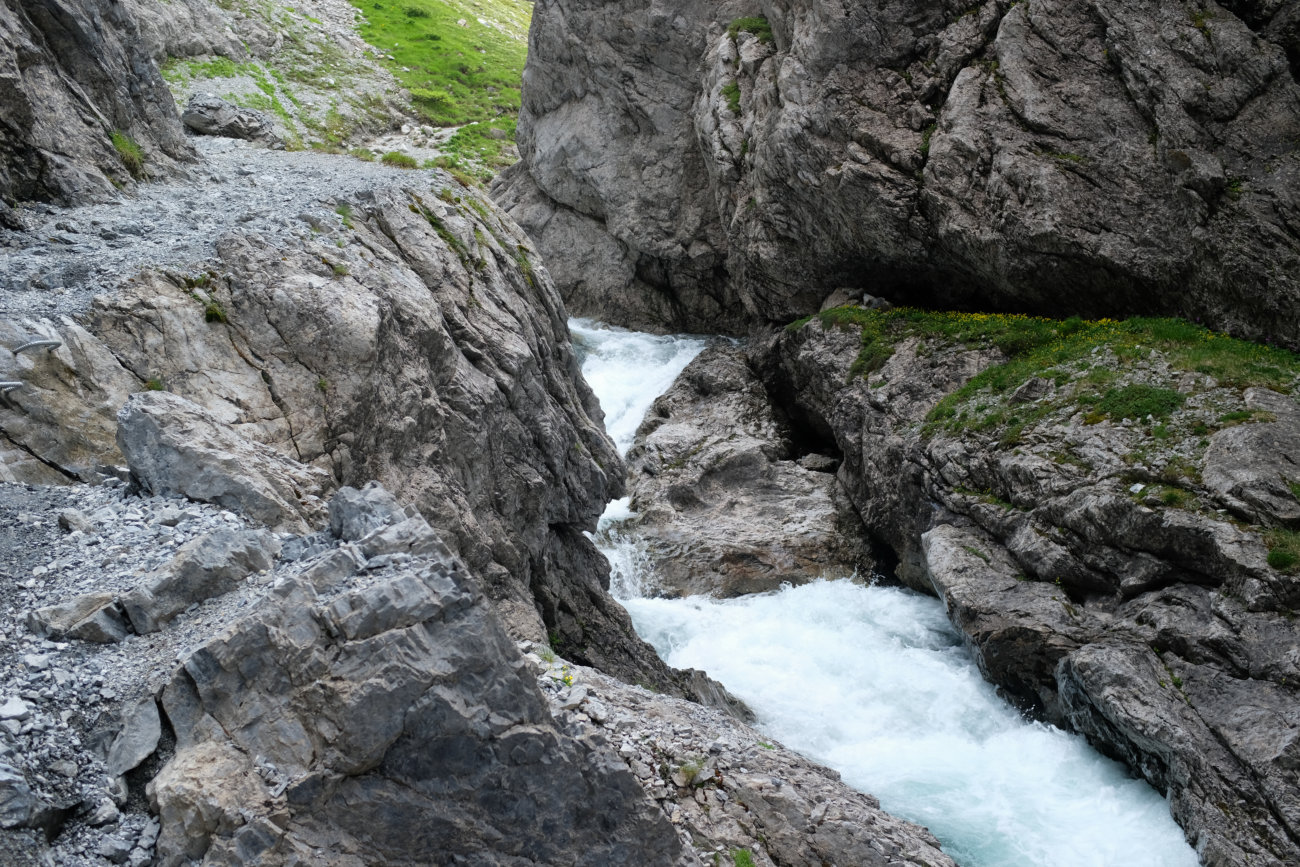 Schlucht-Ausgang