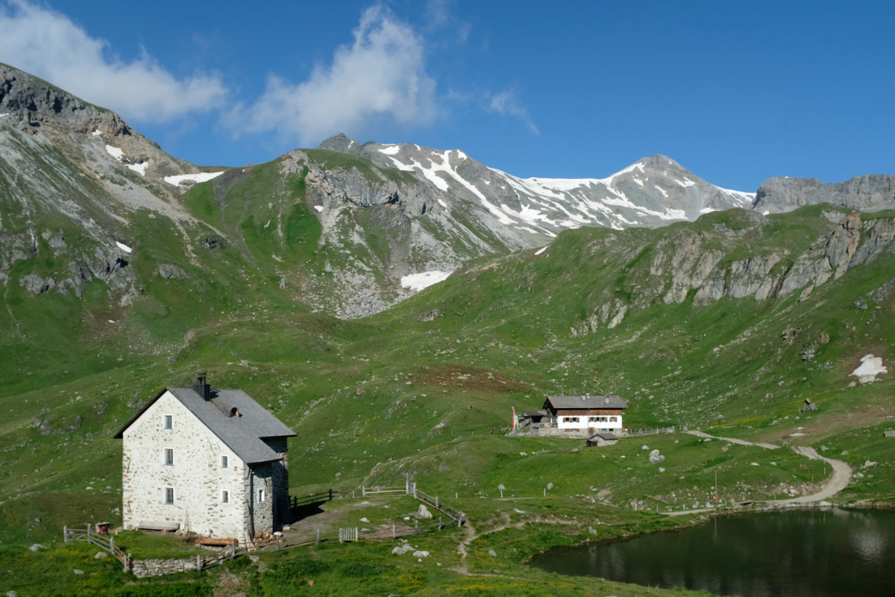 Alte Pforzheimer Hütte und Sesvennahütte