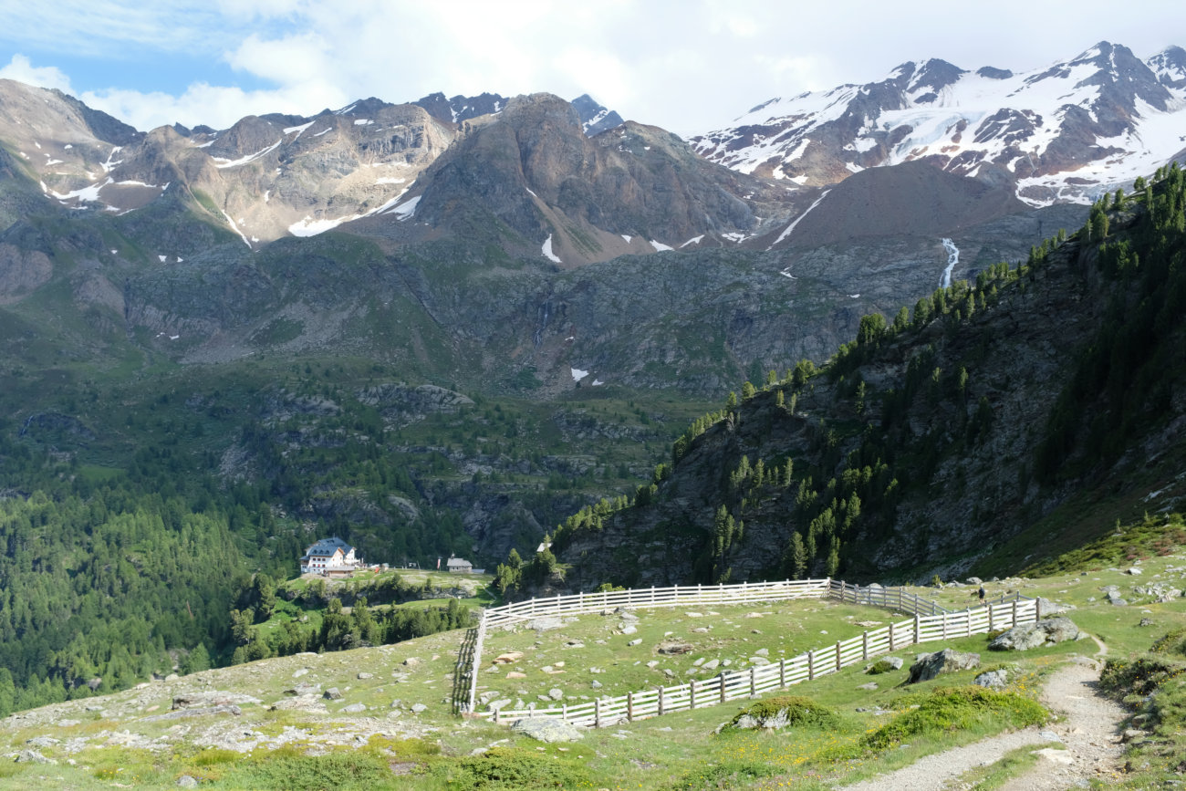 Zufallhütte mit Fall