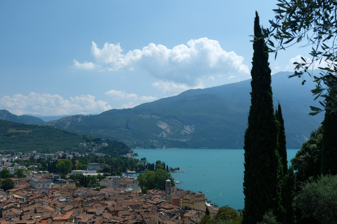 Blick auf Riva del Garda