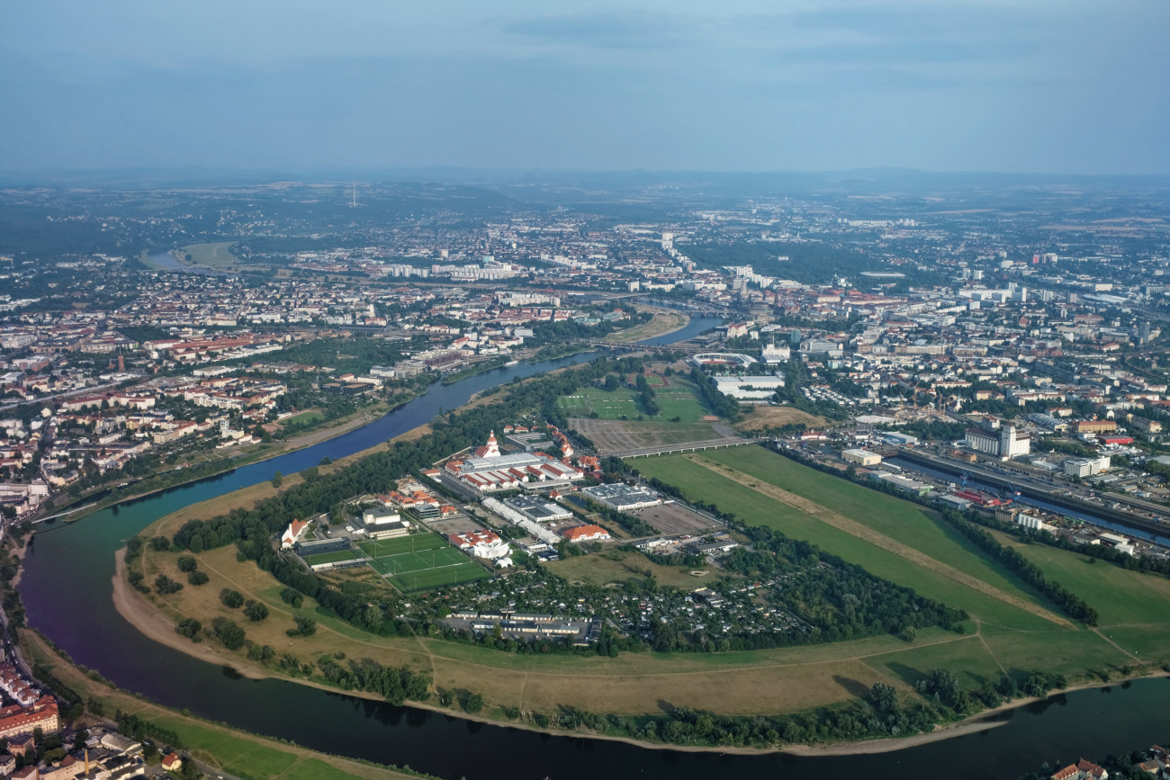 Dresden Schlachthof Luftbild