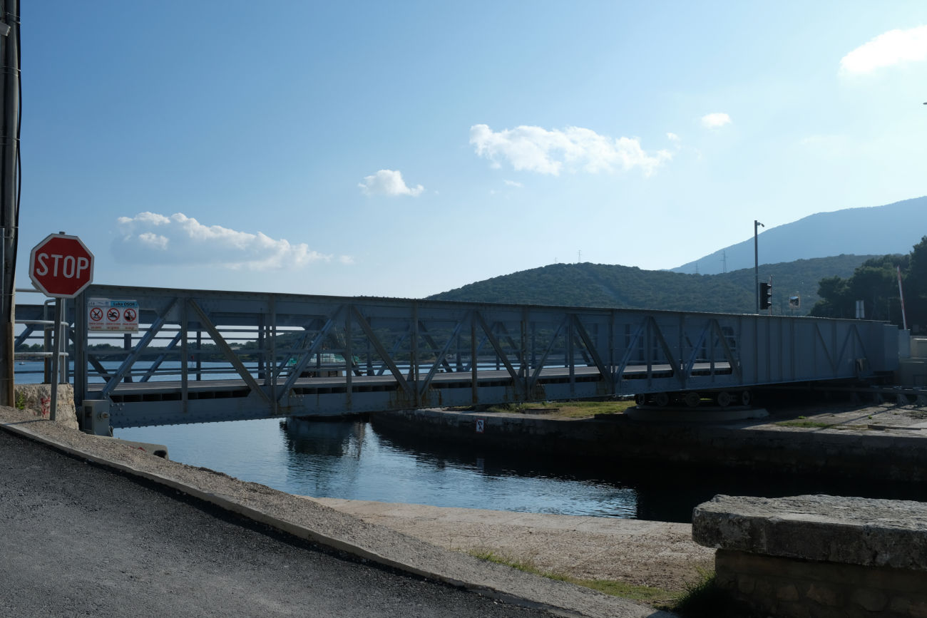 Drehbrücke Osor