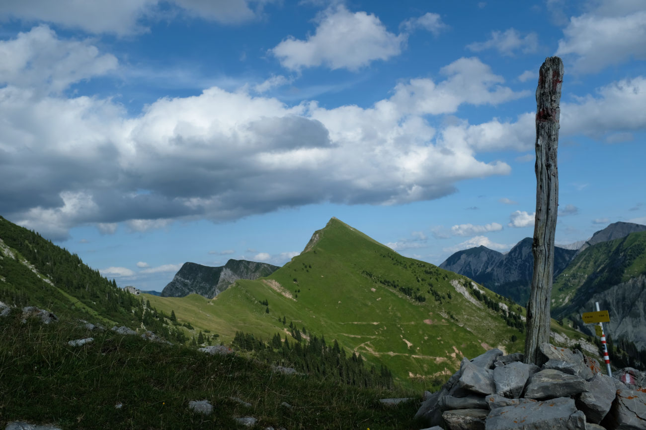 T&ouml;lzer H&uuml;tte in der Ferne