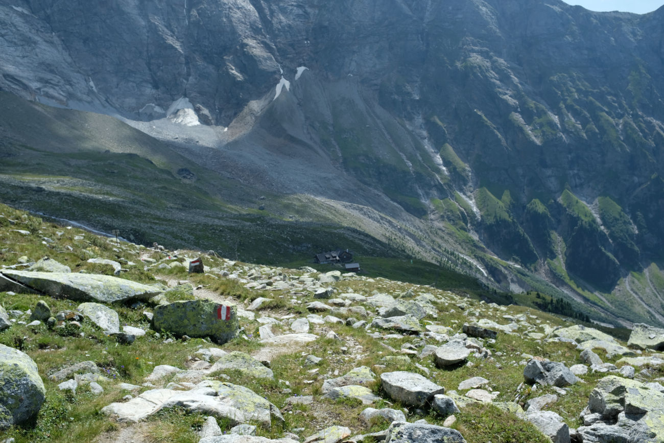 Geraer H&uuml;tte in Sicht