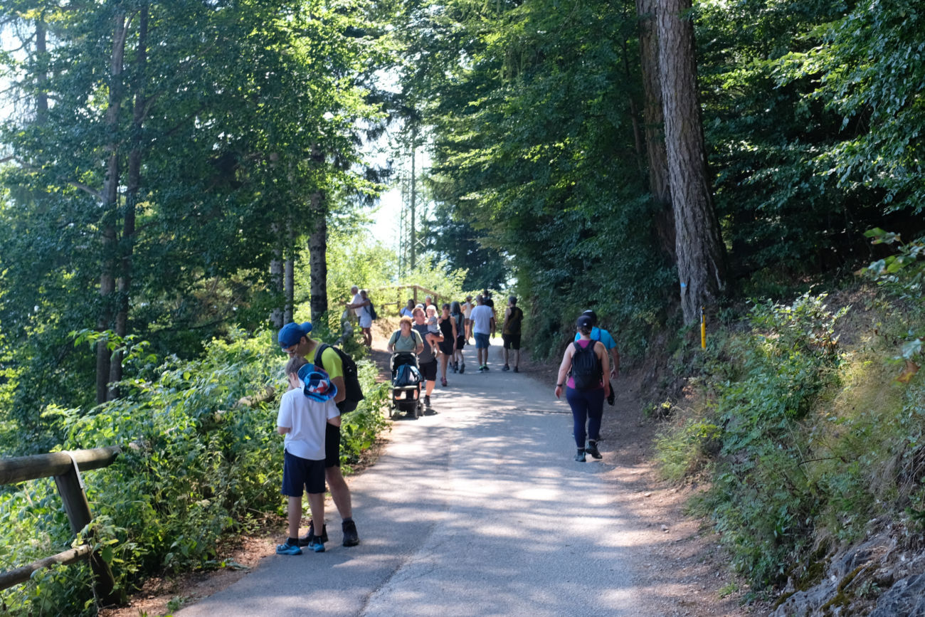 Wanderer am Mendelpa&szlig;