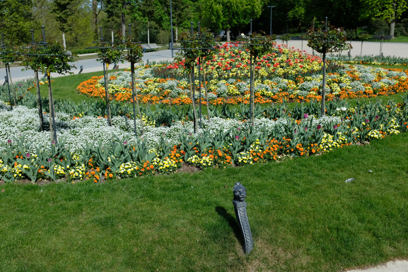 Blumenrabatte