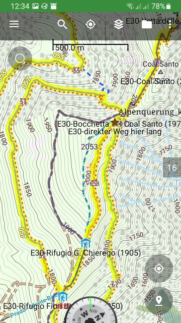Screenshot vom BackCountryNavigator